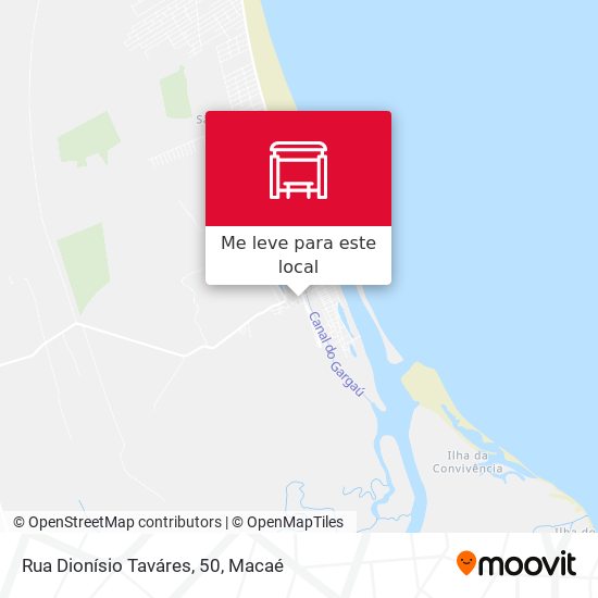 Rua Dionísio Taváres, 50 mapa