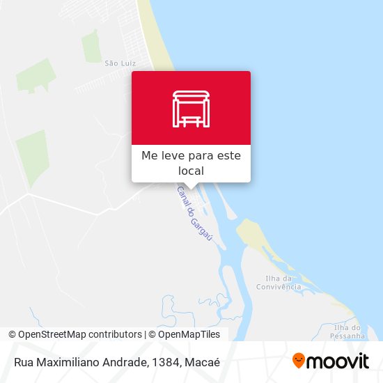 Rua Maximiliano Andrade, 1384 mapa