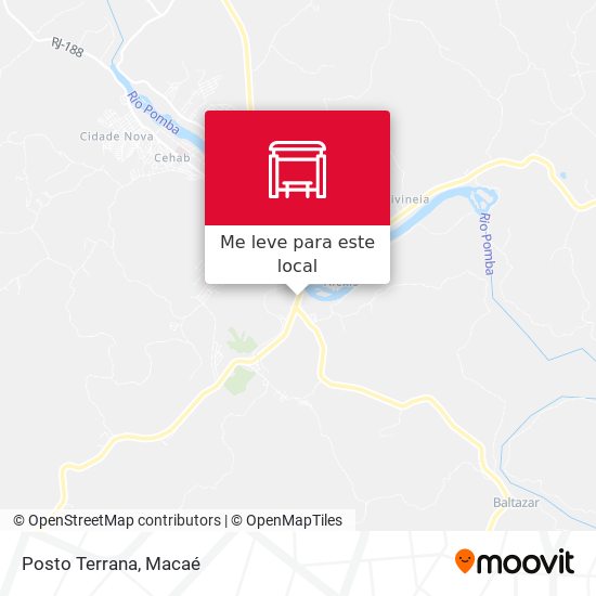 Posto Terrana mapa