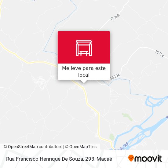 Rua Francisco Henrique De Souza, 293 mapa
