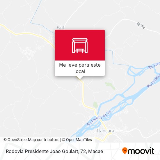 Rodovia Presidente Joao Goulart, 72 mapa