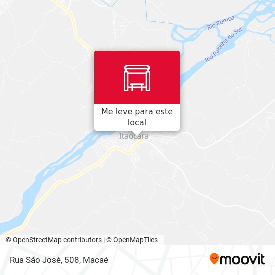 Rua São José, 508 mapa