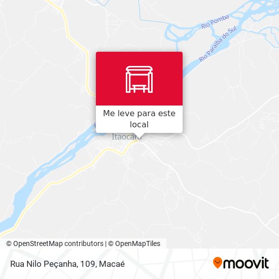 Rua Nilo Peçanha, 109 mapa