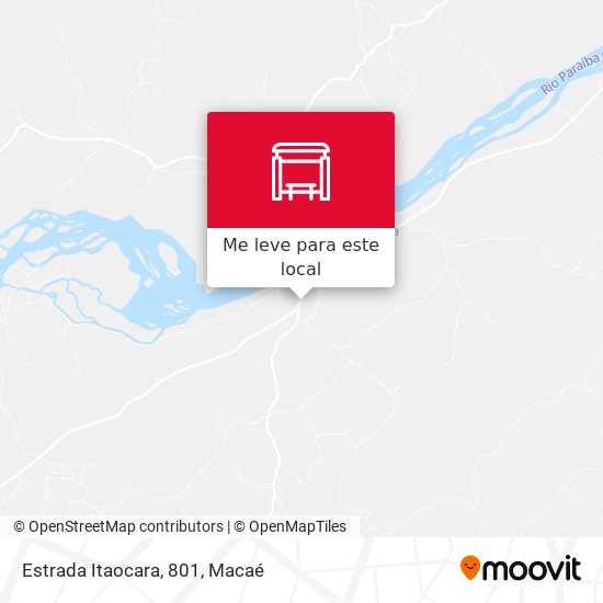 Estrada Itaocara, 801 mapa