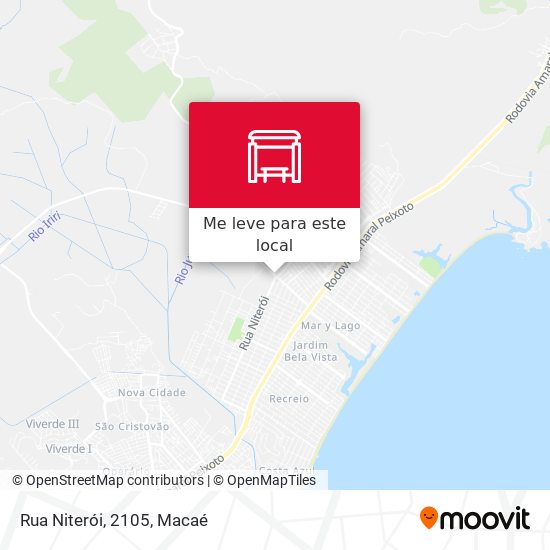 Rua Niterói, 2105 mapa