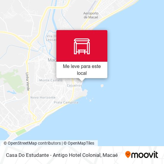 Casa Do Estudante - Antigo Hotel Colonial mapa