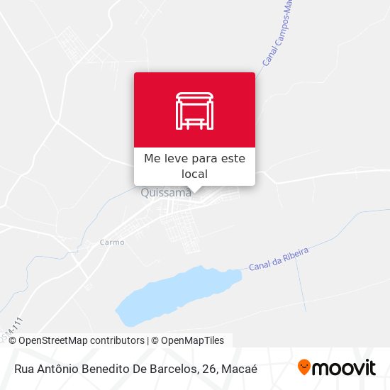 Rua Antônio Benedito De Barcelos, 26 mapa