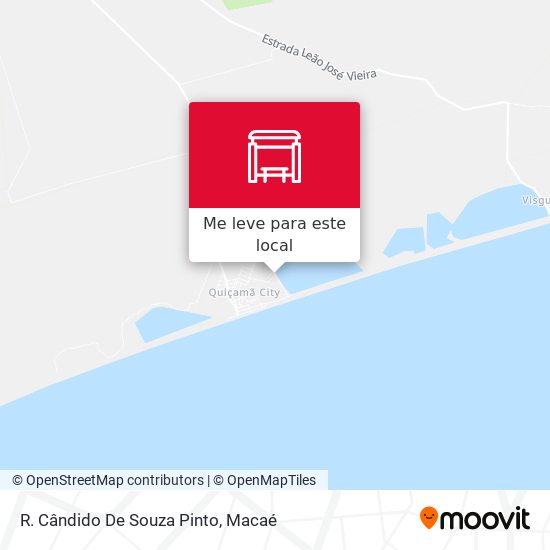 R. Cândido De Souza Pinto mapa