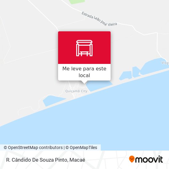 R. Cândido De Souza Pinto mapa