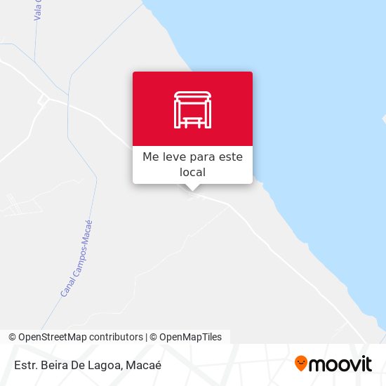 Estr. Beira De Lagoa mapa