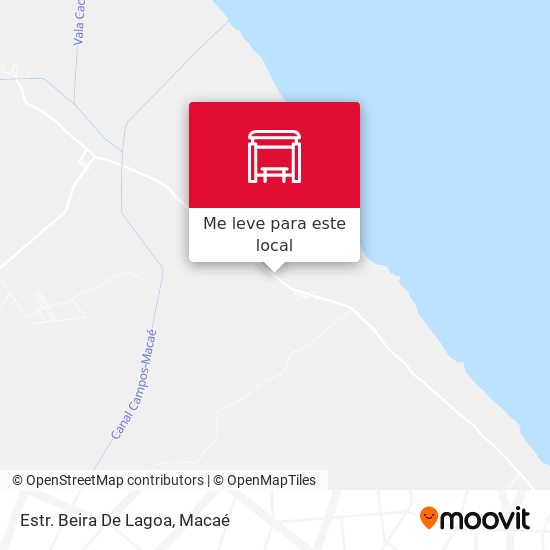 Estr. Beira De Lagoa mapa