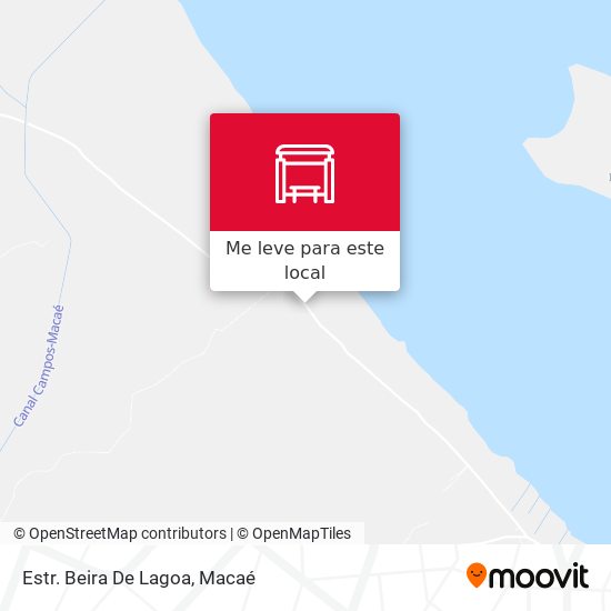 Estr. Beira De Lagoa mapa