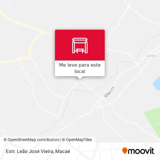 Estr. Leão José Vieira mapa