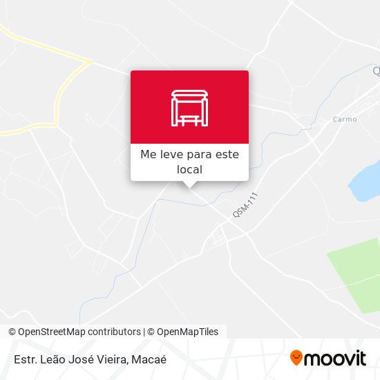Estr. Leão José Vieira mapa