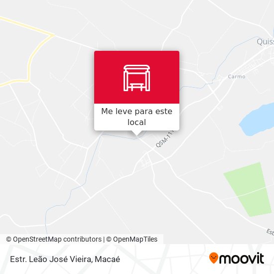 Estr. Leão José Vieira mapa