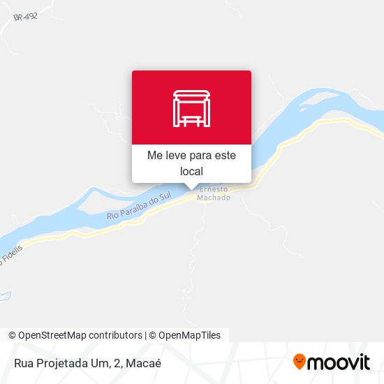 Rua Projetada Um, 2 mapa