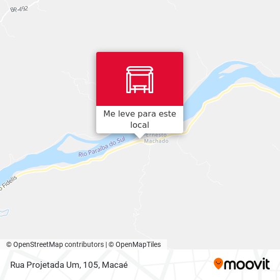 Rua Projetada Um, 105 mapa