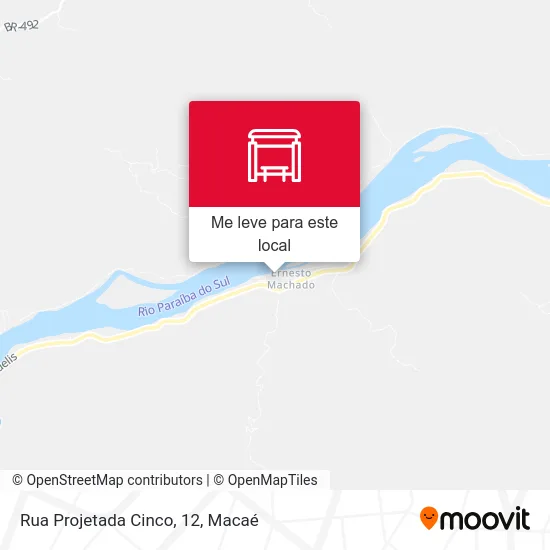 Rua Projetada Cinco, 12 mapa