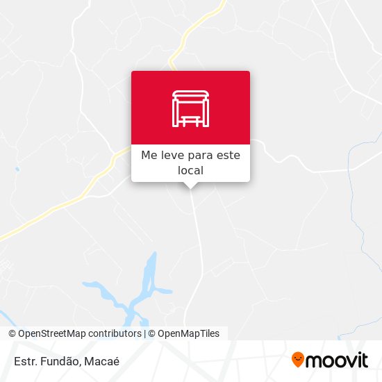 Estr. Fundão mapa