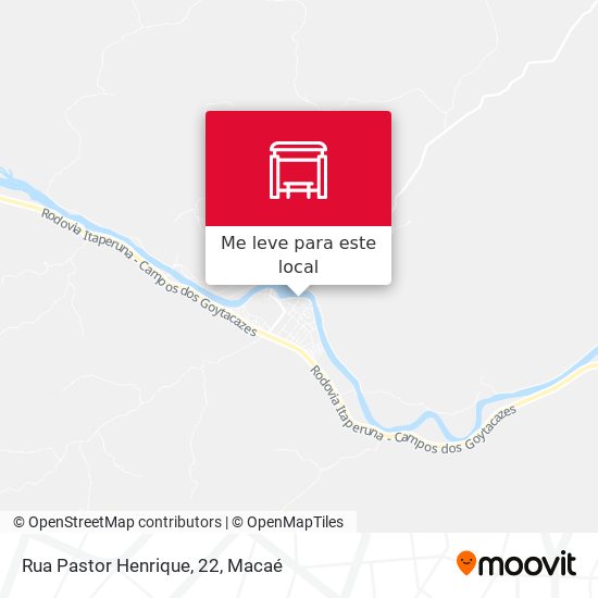 Rua Pastor Henrique, 22 mapa