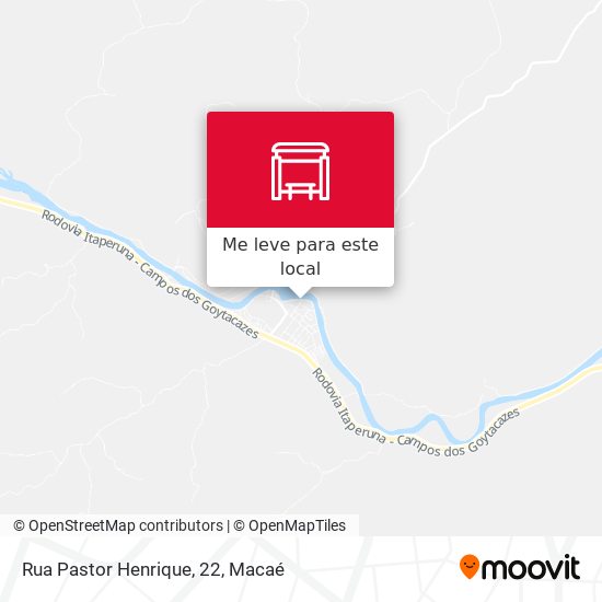 Rua Pastor Henrique, 22 mapa