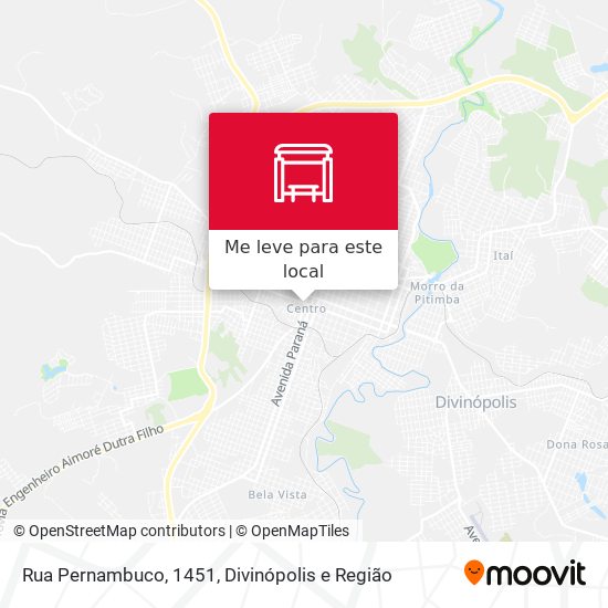 Rua Pernambuco, 1451 mapa