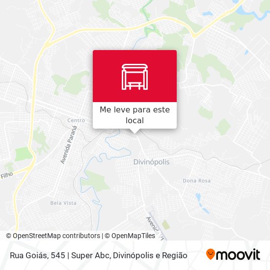 Rua Goiás, 545 | Super Abc mapa