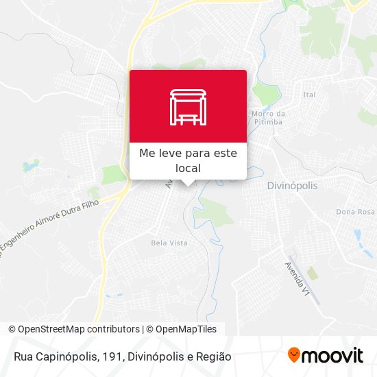 Rua Capinópolis, 191 mapa