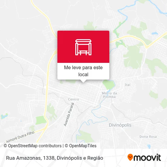 Rua Amazonas, 1338 mapa