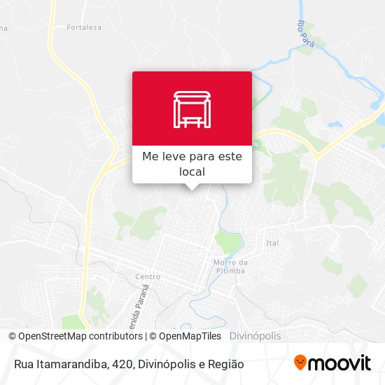 Rua Itamarandiba, 420 mapa