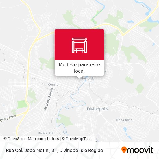 Rua Cel. João Notini, 31 mapa