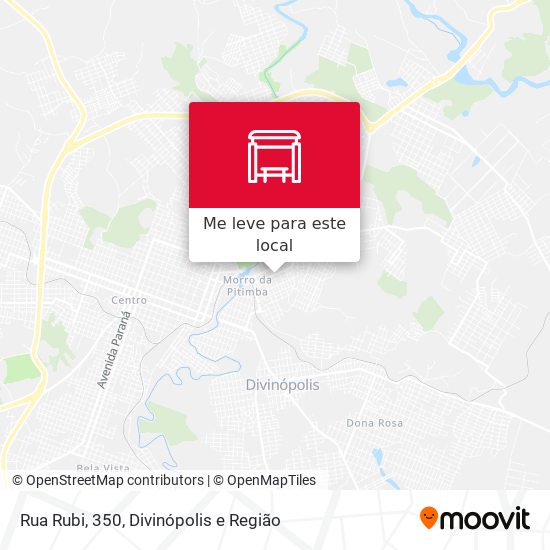 Rua Rubi, 350 mapa