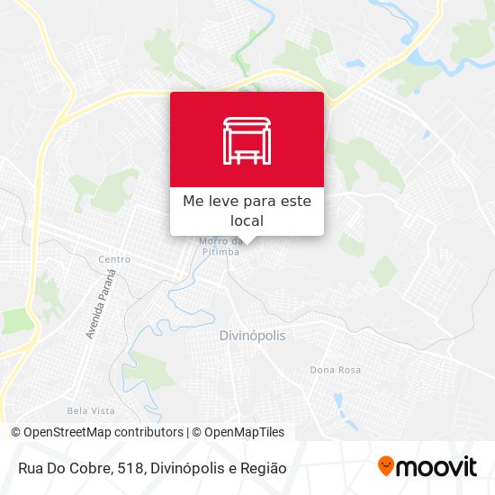 Rua Do Cobre, 518 mapa