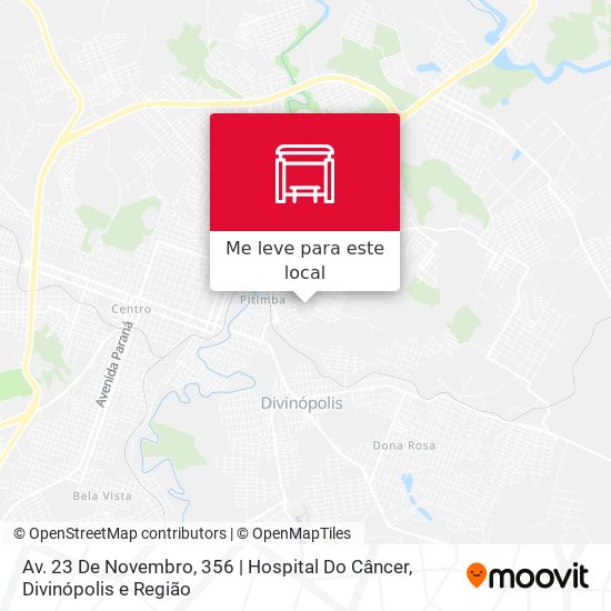 Av. 23 De Novembro, 356 | Hospital Do Câncer mapa
