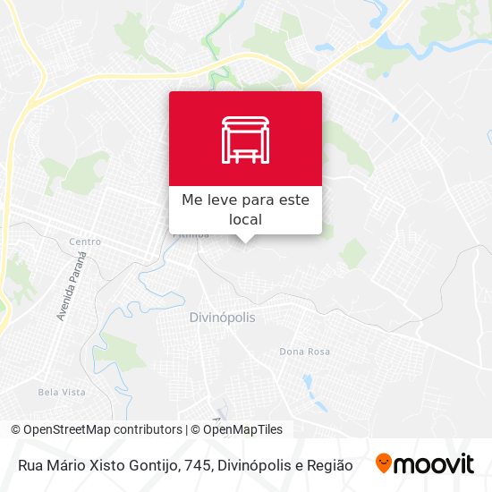 Rua Mário Xisto Gontijo, 745 mapa