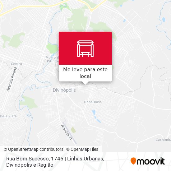 Rua Bom Sucesso, 1745 | Linhas Urbanas mapa