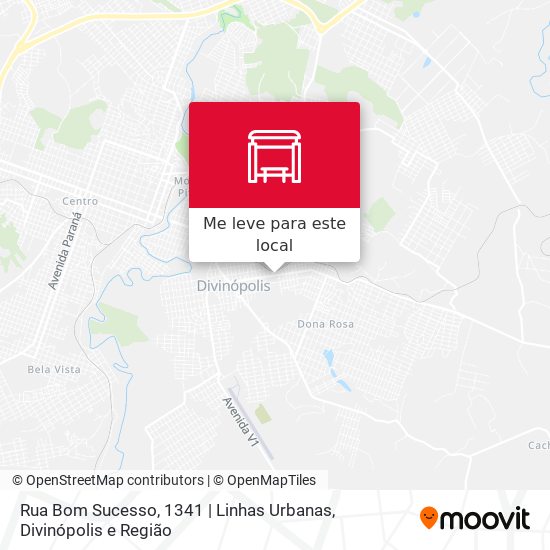 Rua Bom Sucesso, 1341 | Linhas Urbanas mapa