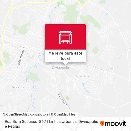 Rua Bom Sucesso, 867 | Linhas Urbanas mapa