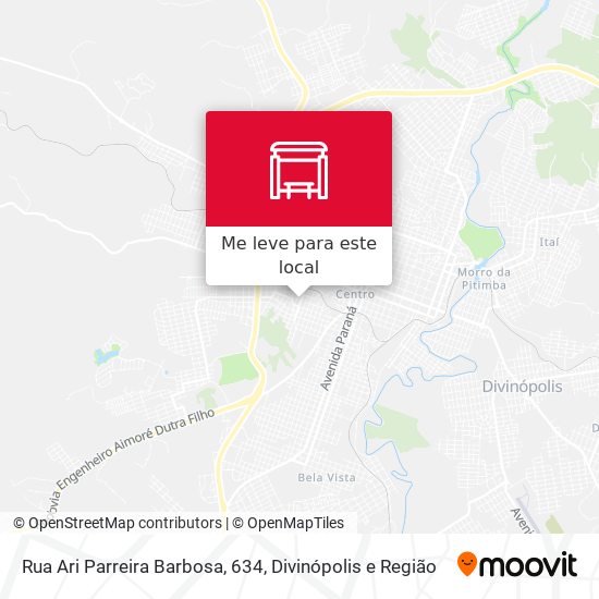 Rua Ari Parreira Barbosa, 634 mapa