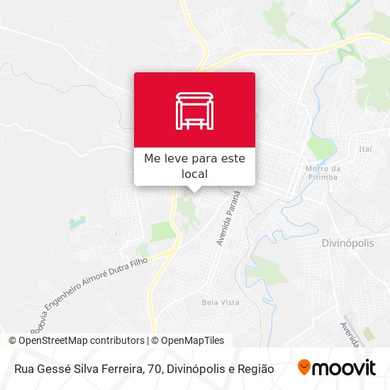 Rua Gessé Silva Ferreira, 70 mapa