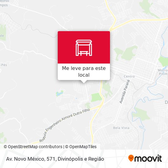 Av. Novo México, 571 mapa