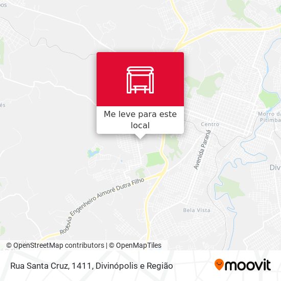 Rua Santa Cruz, 1411 mapa