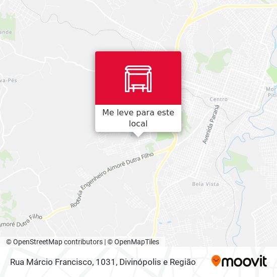 Rua Márcio Francisco, 1031 mapa