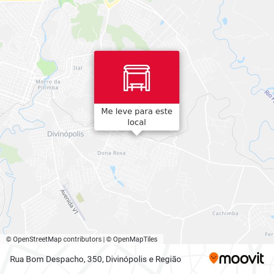 Rua Bom Despacho, 350 mapa