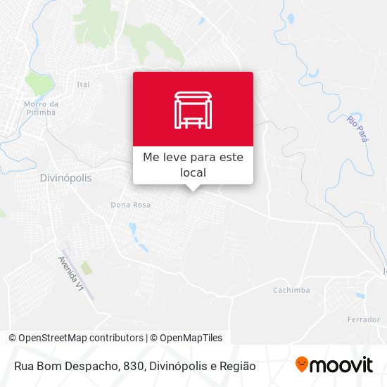 Rua Bom Despacho, 830 mapa