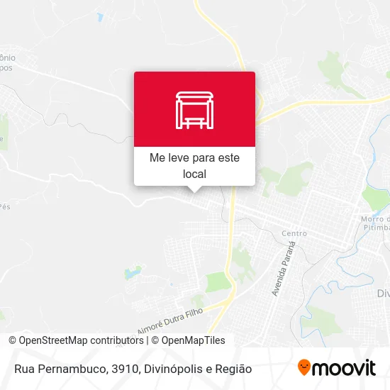 Rua Pernambuco, 3910 mapa
