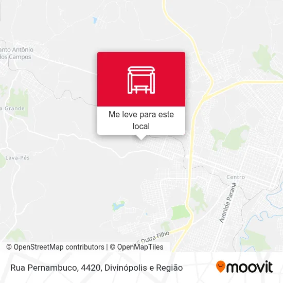 Rua Pernambuco, 4420 mapa