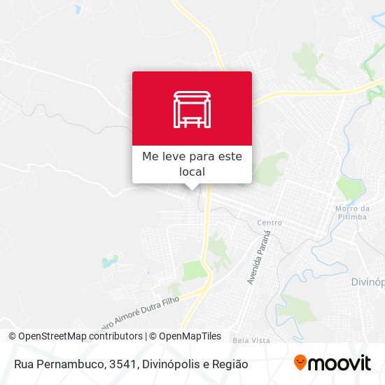 Rua Pernambuco, 3541 mapa