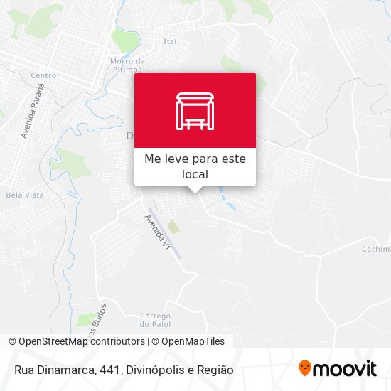 Rua Dinamarca, 441 mapa