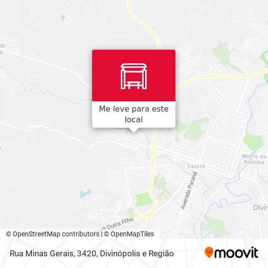 Rua Minas Gerais, 3420 mapa